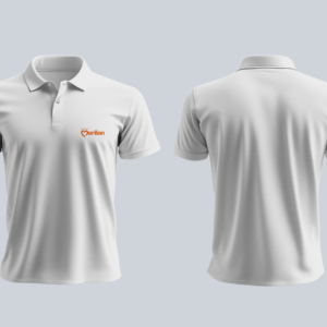 Camiseta Gola Polo Branca | Grupo Marilan - Logo