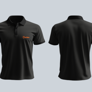 Camiseta Gola Polo Preto | Grupo Marilan - Logo