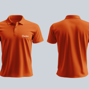Camiseta Gola Polo Laranja | Grupo Marilan - Logo